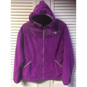 North Face Xl 18 Purple Hooded Fleece